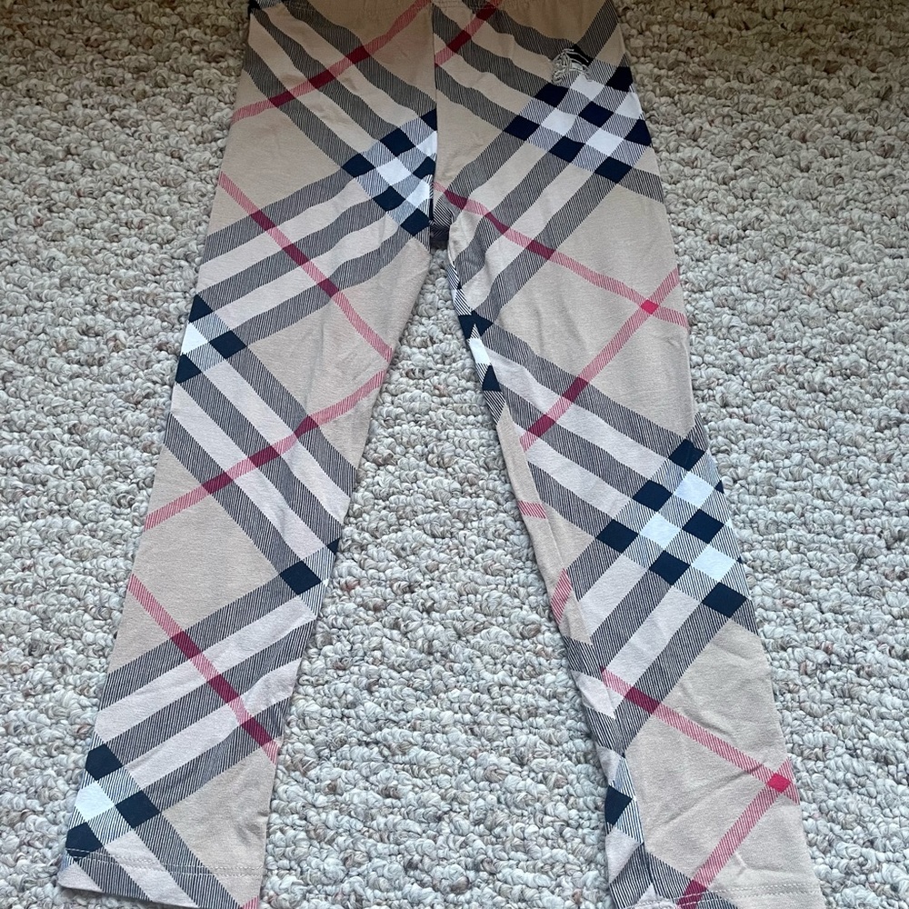 Girls Burberry Leggings